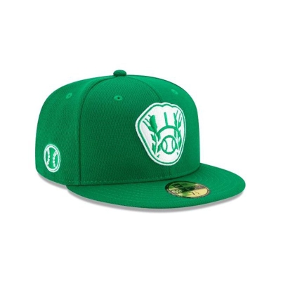 Sapca New Era Milwaukee Brewers MLB St Patricks Day 59FIFTY Fitted - Verzi